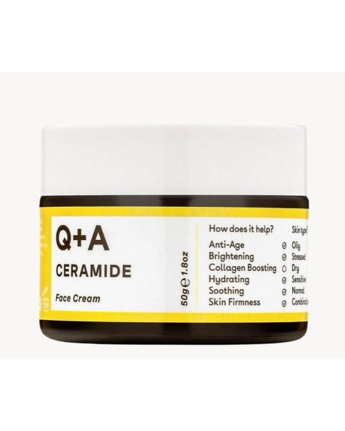 Захисний крем для обличчя з керамідами Q+A Ceramide Face Cream 50г