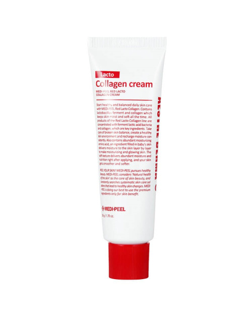Зміцнювальний крем з колагеном і лактобактеріями Medi-Peel Red Lacto Collagen Cream 50 мл.