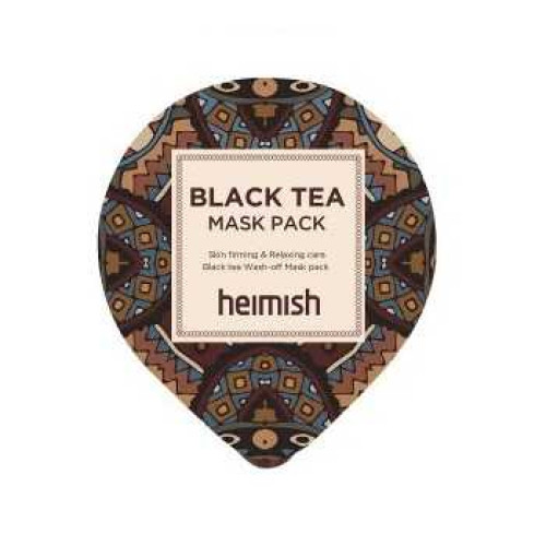 Заспокійлива маска для обличчя Heimish Black Tea Mask Pack 5 мл