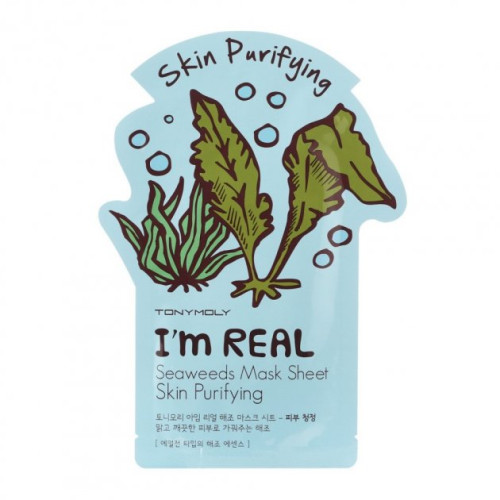 Листова маска для обличчя Tony Moly i'm Real Seaweeds Mask Sheet