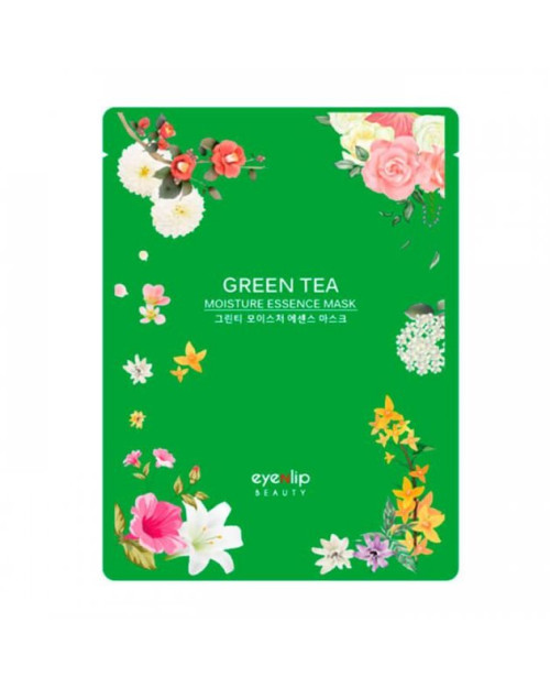 Тканинна маска для обличчя Eyenlip Green Tea Oil Moisture Essence Mask 25 мл.