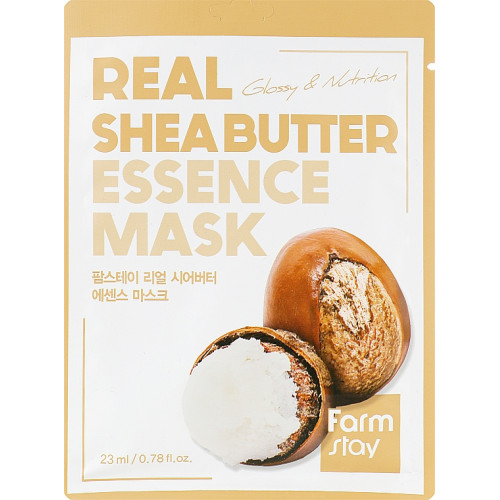 Тканинна маска FarmStay Real Shea Butter Essence Mask 23 мл.