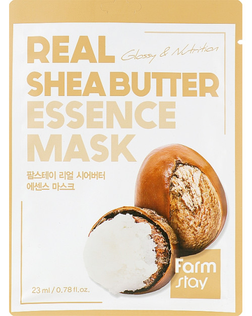 Тканинна маска FarmStay Real Shea Butter Essence Mask 23 мл.