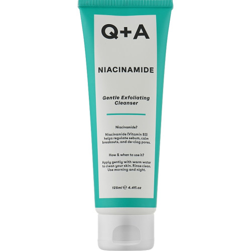 Гель для обличчя Q+A Niacinamide Gentle Exfoliating Cleanser 125 мл.