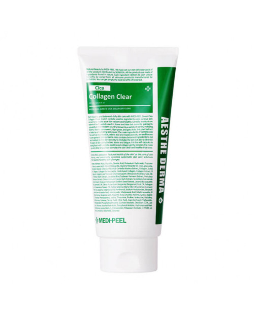 Заспокійлива і глибоко очищаюча пінка для обличчя Medi Peel Green Cica Collagen Clear 28 мл