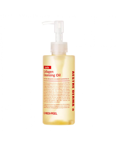 Гідрофільна олія з пробіотиками й колагеном Medi Peel Red Lacto Collagen Cleansing Oil 200 мл.