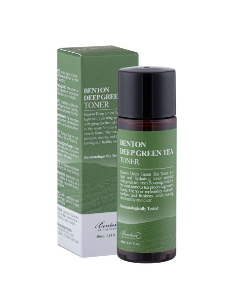 Тонер з зеленим чаєм Benton Deep Green Tea Toner 30мл.