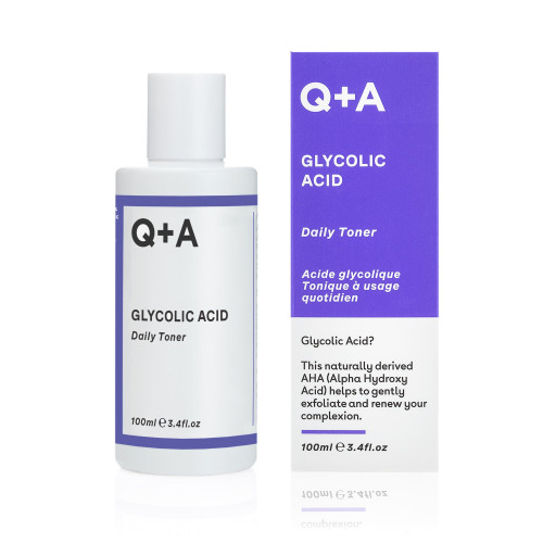 Тонер для обличчя з гліколевою кислотою Q+A Glycolic Acid Daily Toner 100мл