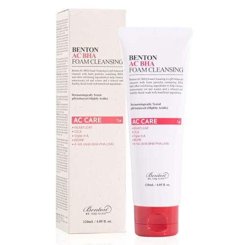 Гель-пінка з саліциловою кислотою Benton AC BHA Foam Cleansing 120мл