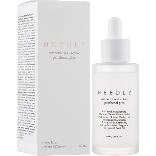 Відновлювальна ампульная сироватка з пантенолом Needly Ampoule Real Active Panthenol Plus 50 мл