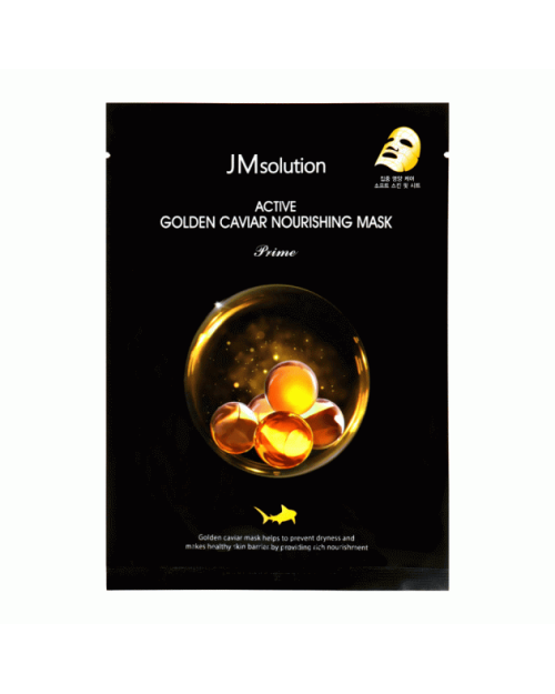 Тканинна маска з золотом та ікрою JMsolution Active Golden Caviar Nourishing Mask Prime 30 мл.