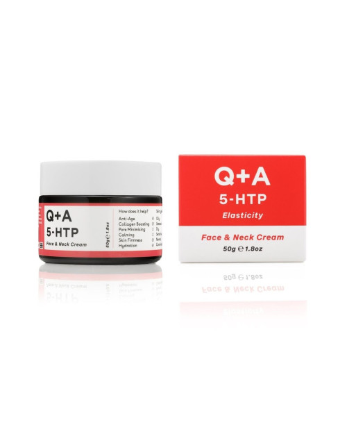Крем для обличчя й шиї Q+A 5-HTP Face & Neck Cream 50 мл.