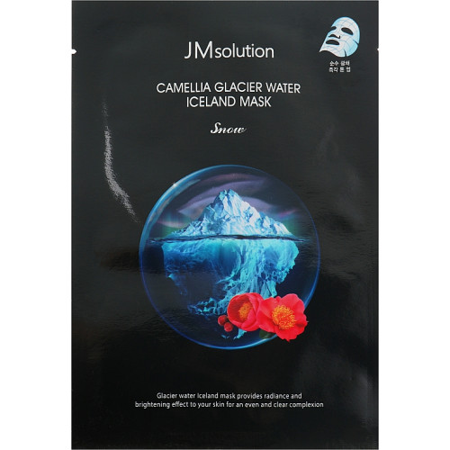 Тонізувальна тканинна маска з екстрактом камелії JMsolution Camellia Glacier Water Iceland Mask Snow 33 мл.