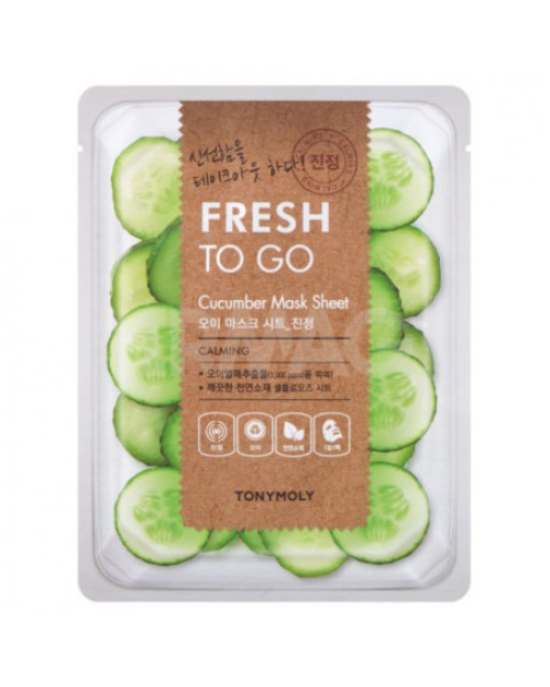 Освіжальна тканинна маска з огірком - Tony Moly Fresh To Go Mask Sheet Cucumber Tony Moly Fresh To Go Mask Sheet Cucumber