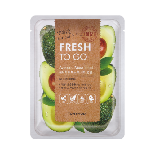 Тканинна маска з екстрактом авокадо Tony Moly Fresh To Go Avocado Mask Sheet Nourishing