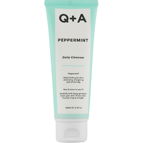 Гель для обличчя з м'ятою Q+A Peppermint Daily Cleanser 125 мл