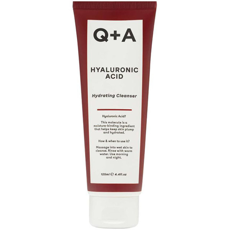 Гель для вмивання з гіалуроновою кислотою Q+A Hyaluronic Acid Cleansing Gel 125 мл