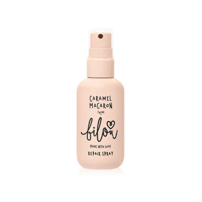 Відновлюючий спрей для волосся «карамельний макарон» Bilou Caramel Macaron Repair Spray 50 мл