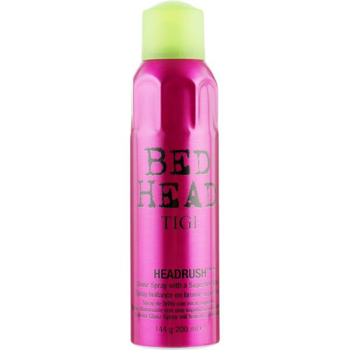 Спрей для блиску волосся легкої фіксації Tigi Bed Head Headrush Superfine Shine Spray 220 мл.