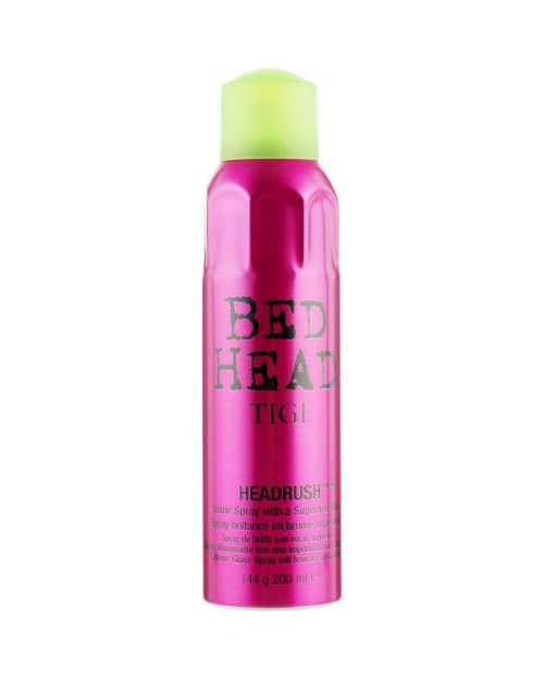 Спрей для блиску волосся легкої фіксації Tigi Bed Head Headrush Superfine Shine Spray 220 мл.