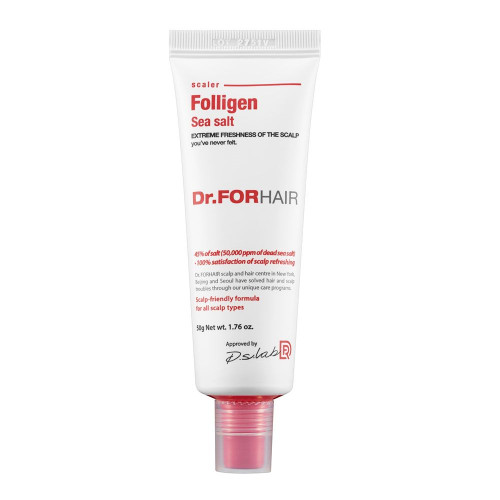 Пілінг для шкіри голови з частинками солі з мертвого моря Dr.FORHAIR Sea Salt Scaler 50мл
