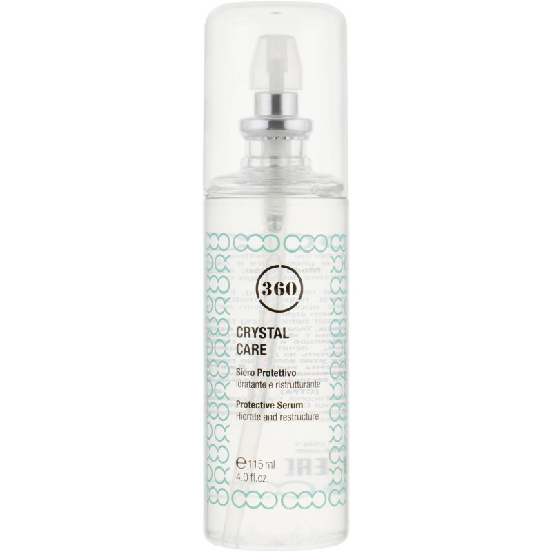Термозахисна сироватка для відновлення волосся 360 Crystal Care Protective Serum 115 мл
