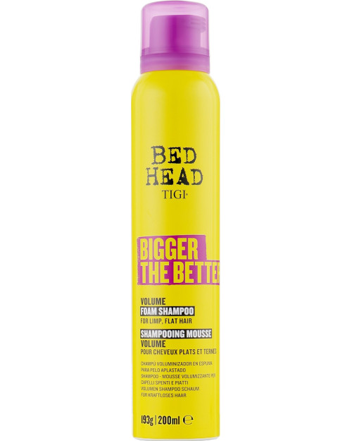 Шампунь-пінка для об'єму волосся Tigi Bed Head Bigger 200 мл