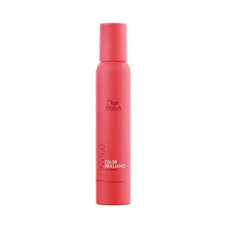 Вітамінний кондиціонер-мус для фарбованого волосся Wella Professionals Invigo Color Brilliance Conditioning Mousse 200 мл