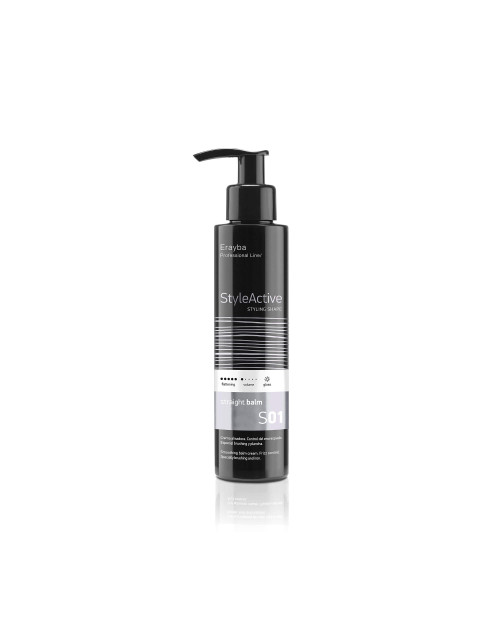 Бальзам-кондиціонер для тимчасового випрямлення волосся Erayba S01 Straight Balm (з дозатором)