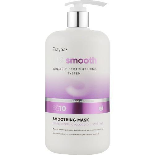 Маска для випрямлення волосся Erayba Bio Smooth Organic Straightener Smoothing Mask BS10 1000 мл.