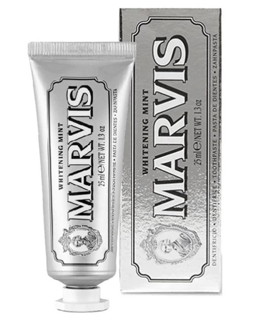 Зубна паста відбілювальна "М'ята" Marvis Whitening Mint Toothpaste 25 мл.