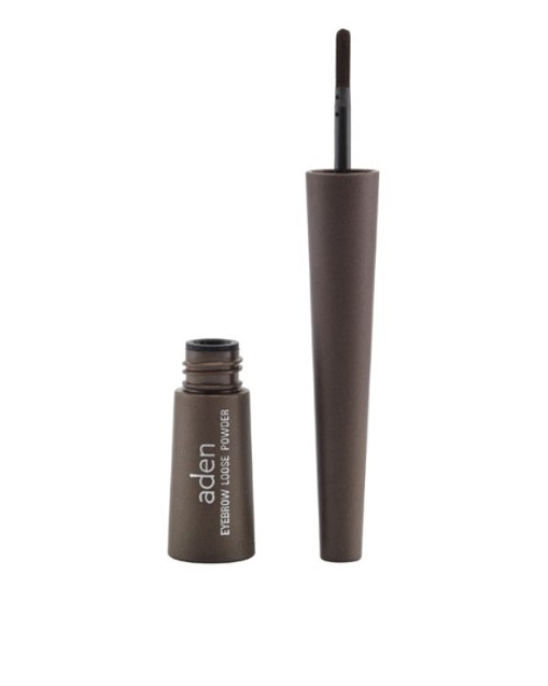 Пудра-порошок для брів з пензлем Aden Eyebrow Loose Powder Brown