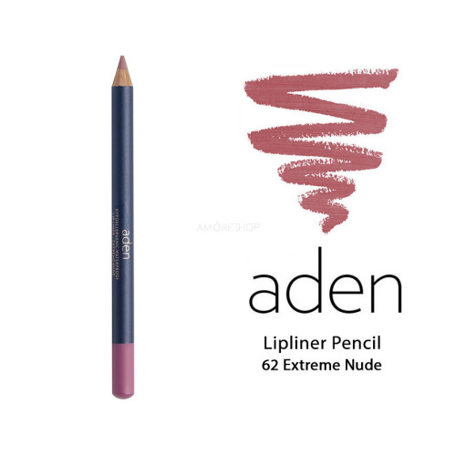 Олівець для контуру губ Aden Lipliner Pencil №62