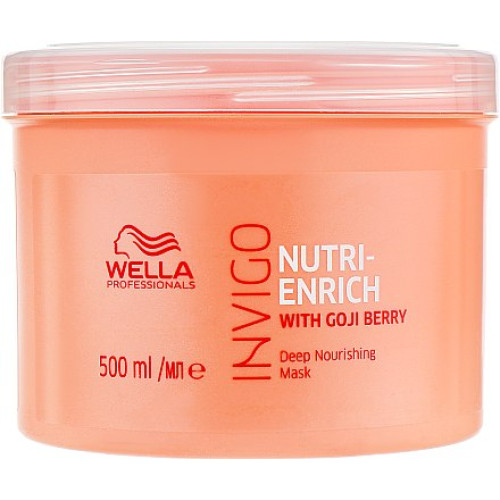 Маска живильна з ягодами годжі Wella Professionals Invigo Nutri-Enrich Deep Nourishing Mask 500 мл.