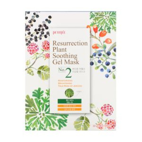 Тканинна маска для обличчя Petitfee & Koelf Resurrection Plant Soothing Gel Mask зволожувальна 30г.