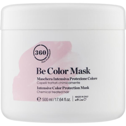 Маска для фарбованого волосся з ожиновим оцтом 360 Be Color Intencive Color Protection Mask 500мл.