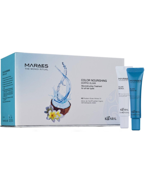 Еліксир для волосся Kaaral Maraes Color Nourishing Doppio Elixir 15 мл*12 шт.