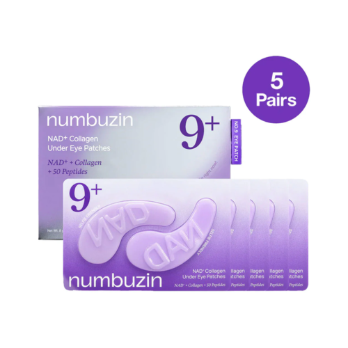 Патчі під очі з колагеном і пептидами Numbuzin No.9 NAD+ Collagen Under Eye Patches 5 шт 