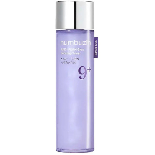 Тонер із PDRN, NAD і пептидами Numbuzin No.9 NAD+ PDRN Glow Boosting Toner, 150 мл
