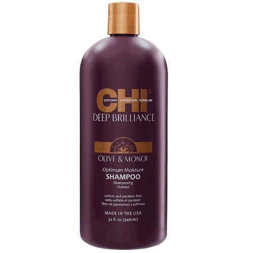 Зволожуючий шампунь для пошкодженого волосся CHI Deep Brilliance Olive & Monoi Optimum Moisture Shampo 946 мл