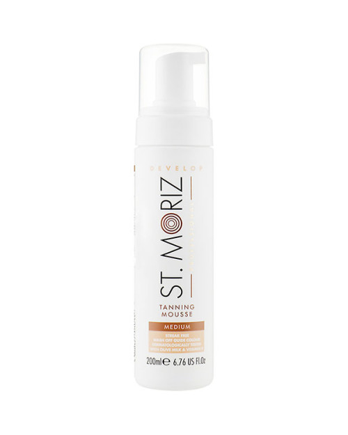Автозасмага-мус для тіла St.Moriz Instant Self Tanning Mousse Medium 200мл.