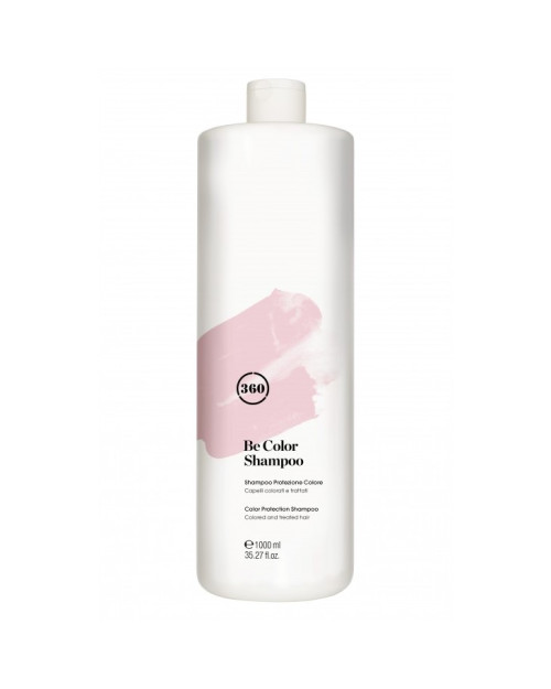 Шампунь для фарбованого волосся з ожиновим оцтом 360 Be Color Colored And Treated Hair Shampoo 1000 мл.