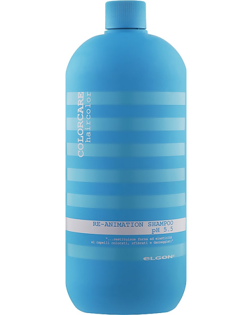 Відновлювальний шампунь для пошкодженого волосся Elgon Colorcare Re-Animation Shampoo 1000