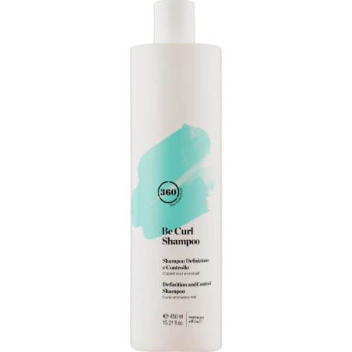 Дисциплінувальний шампунь для кучерявого й хвилястого волосся 360 Be Curl Shampoo 450 мл