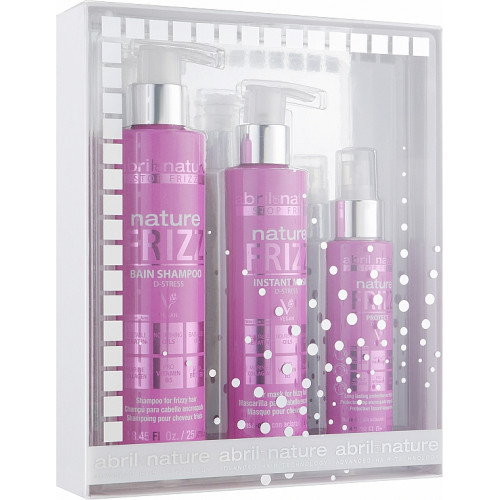 Набір Abril et Nature Nature Frizz D-Stress Protect (shm/250ml + h/mask/200ml + h/spray/100ml)