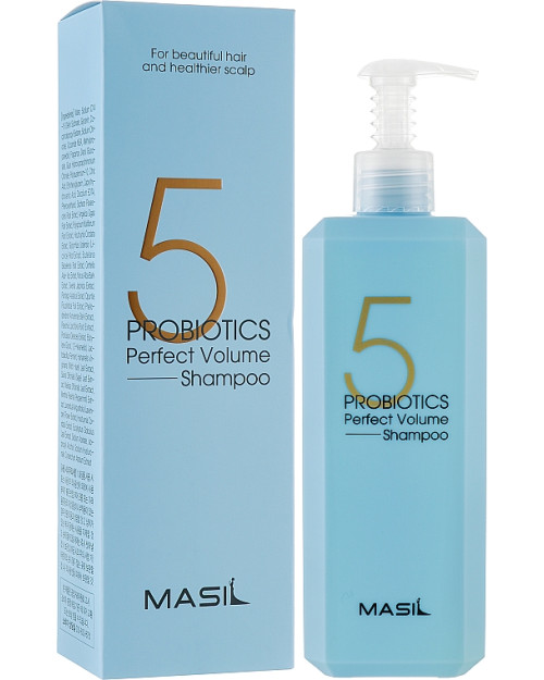 Шампунь з пробіотиками для ідеального об'єму волосся Masil 5 Probiotics Perfect Volume Shampoo 500 мл.