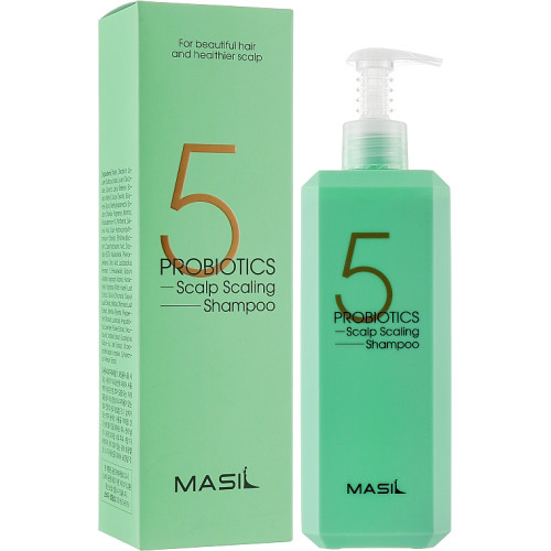 Шампунь для глибокого очищення шкіри голови Masil 5 Probiotics Scalp Scaling Shampoo 500мл.
