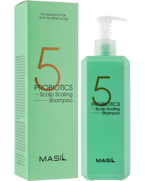 Шампунь для глибокого очищення шкіри голови Masil 5 Probiotics Scalp Scaling Shampoo 500мл.