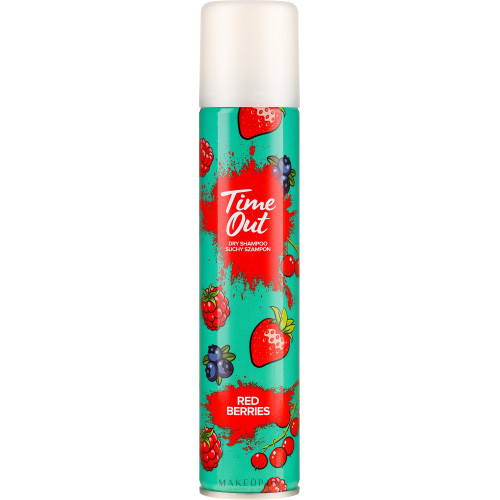 Сухий шампунь для волосся Time Out Dry Shampoo Red Berries 200 мл.