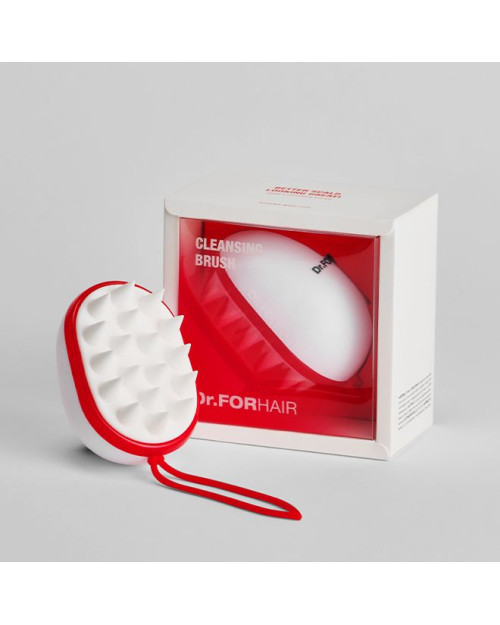 Силіконова масажна щітка для миття голови Dr.FORHAIR Cleansing Scalp Brush
